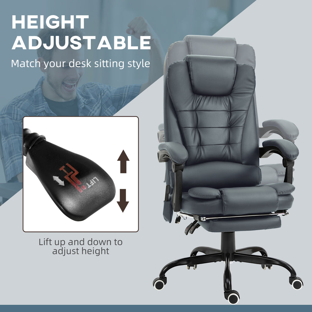 PostureLab™ ErgoMassage Pro — 7‑Point Vibrating Chair with High‑Back Support