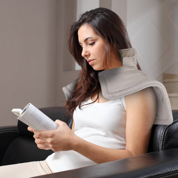 PostureLab™ Large Weighted Heating Pad For Neck And Shoulders