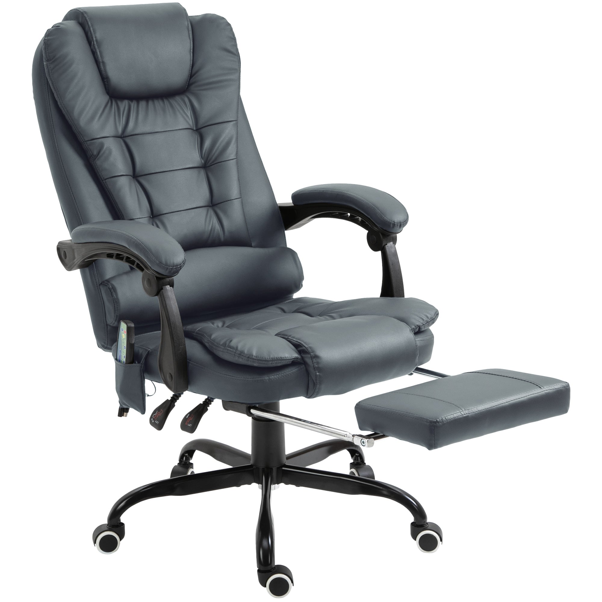 PostureLab™ ErgoMassage Pro — 7‑Point Vibrating Chair with High‑Back Support